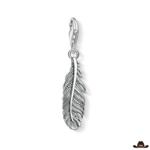 Pendentif Avec Plume (Argent)
