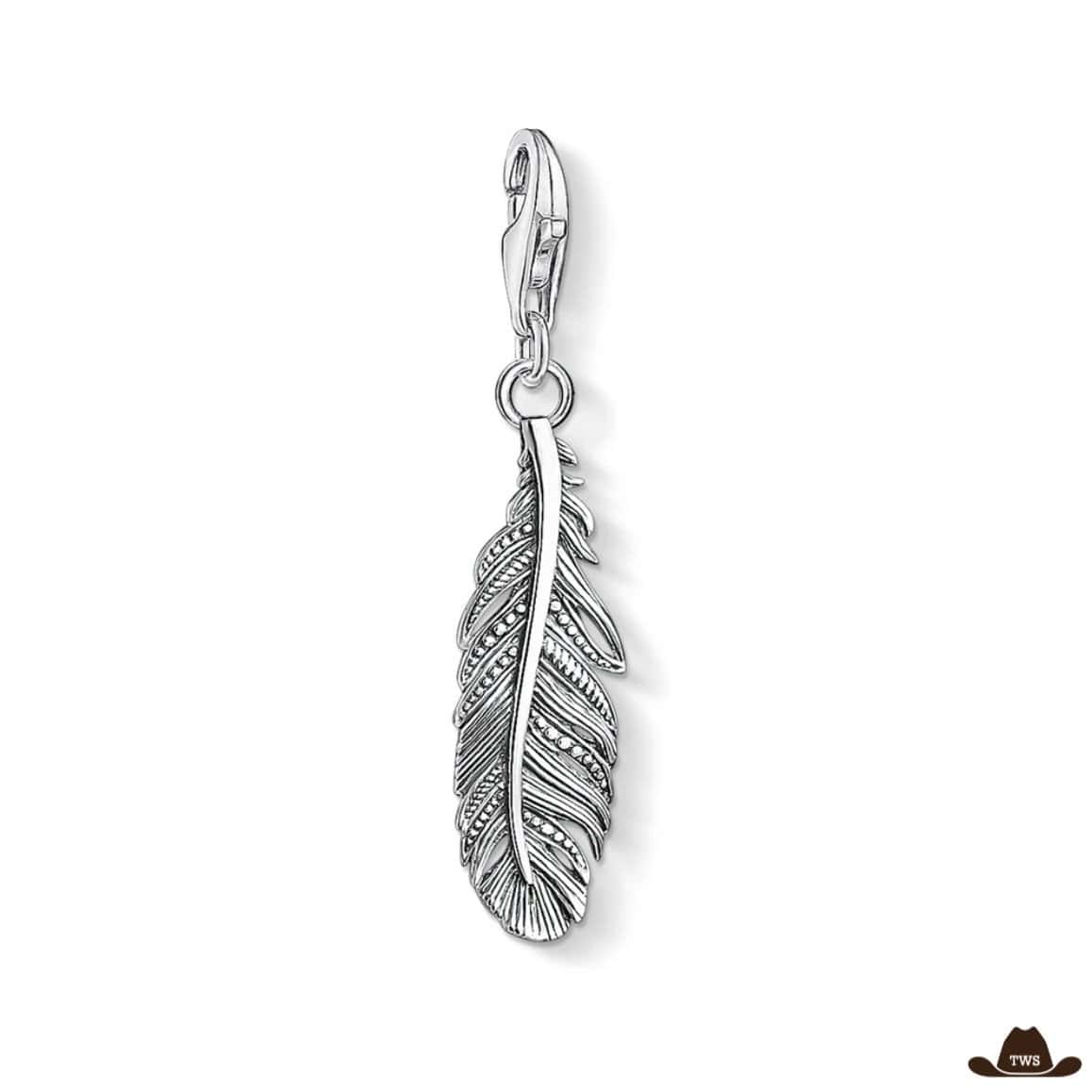 Pendentif Avec Plume (Argent)