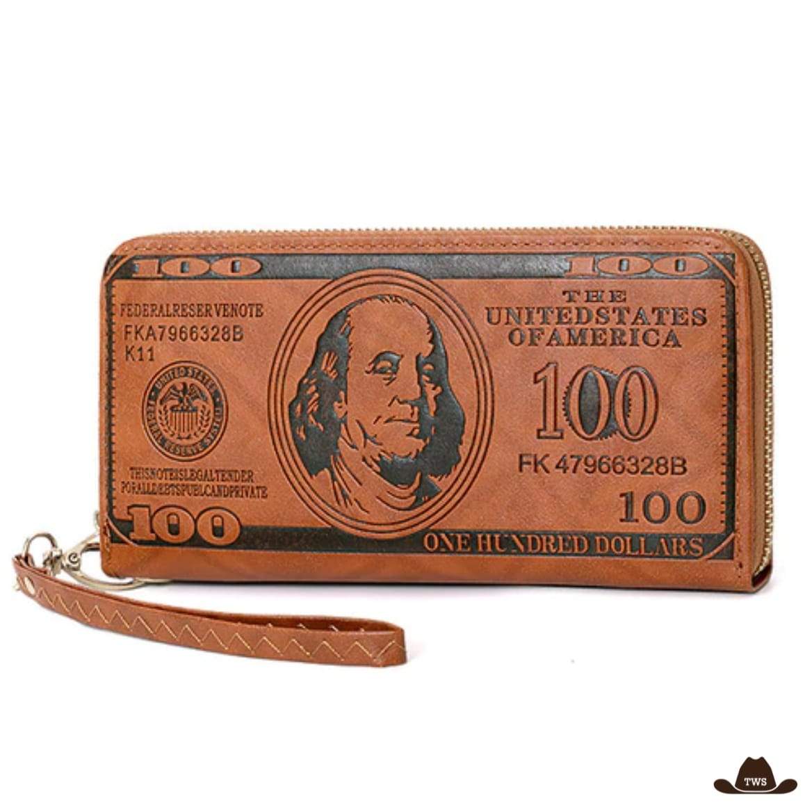 Portefeuille Western 100 Dollars