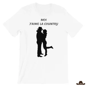 T-Shirt Moi J'Aime La Country