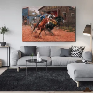 Tableau Cowboy Décoration