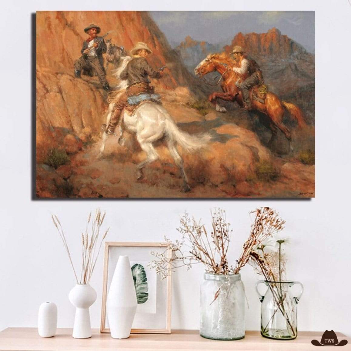 Tableau Peinture Canyon Western – Image 2