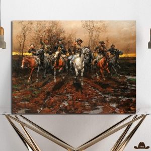 Tableau Western La Horde Sauvage