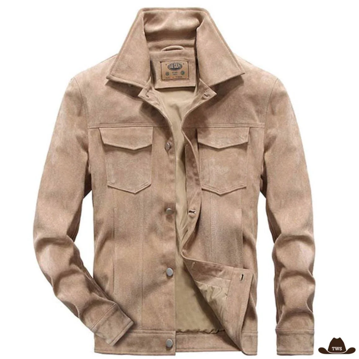 Veste de Cowboy Marron Homme – Image 4