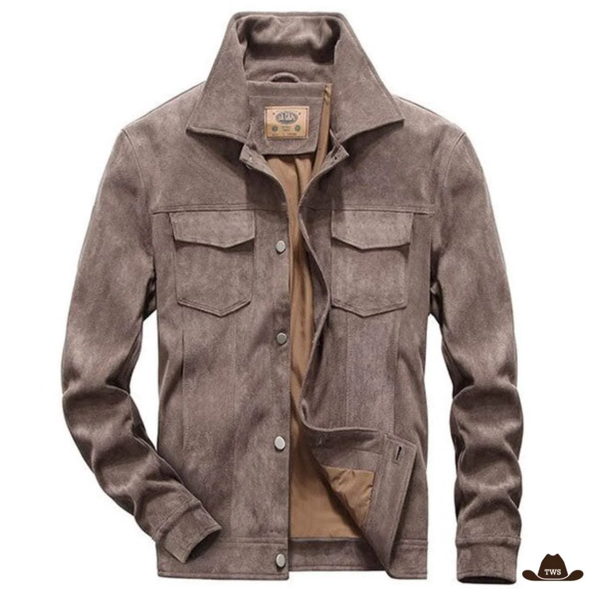 Veste de Cowboy Marron Homme – Image 3